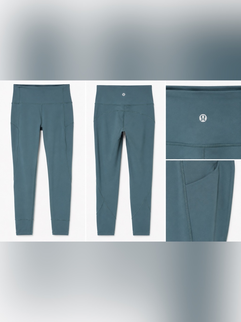 lululemon athletica High-Rise Leggings in Muted Teal